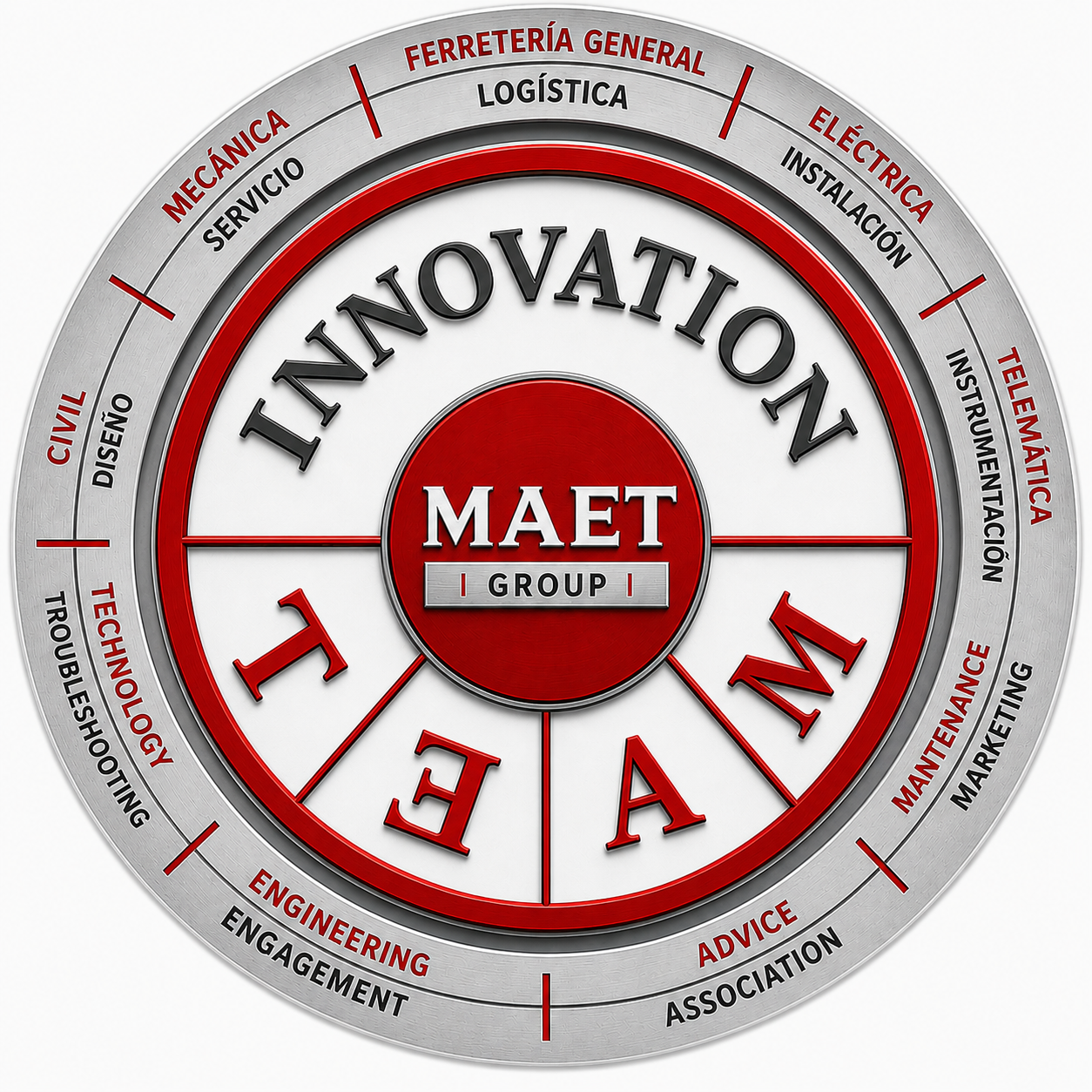 Logotipo maestro oficial de MAET